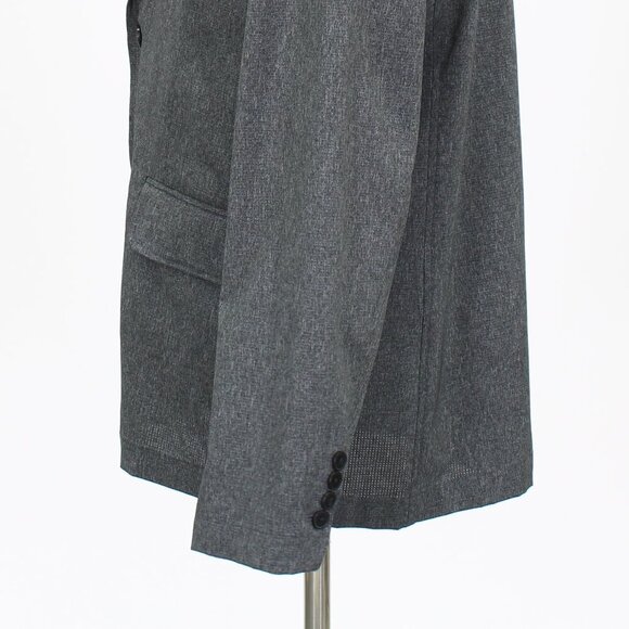 Kenneth Cole 46L Gray Solid 2-Button Sport Coat Blazer Jacket G520 - Picture 8 of 11